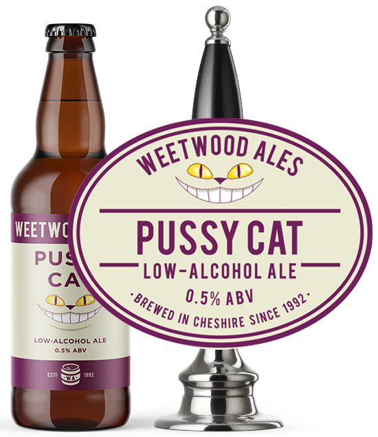 Pussy cat bottle and keg