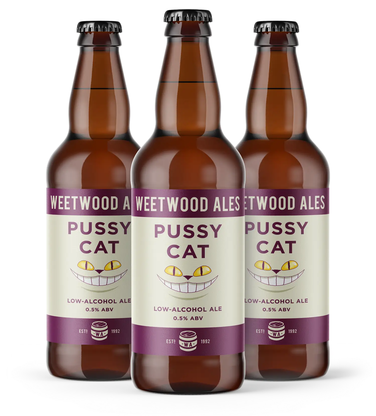 pussy cat weetwood bottles